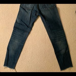 Levi Wedgies Denim, Raw Edge Size 25